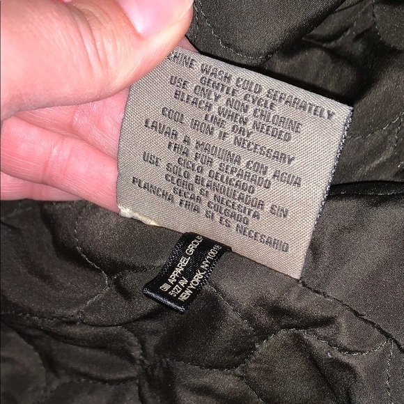 Levi's Insulated Rugged Khaki Insulated Zip-Up Work Casual Jacket L Distressed - Picture 9 of 16